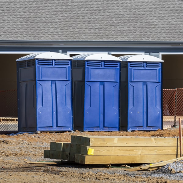 is there a specific order in which to place multiple portable toilets in Brooker